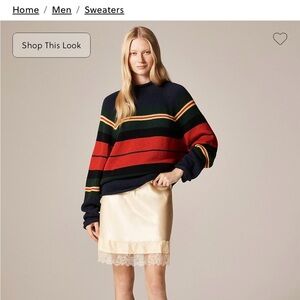 J. Crew Rollneck Rugby Sweater - NWT!